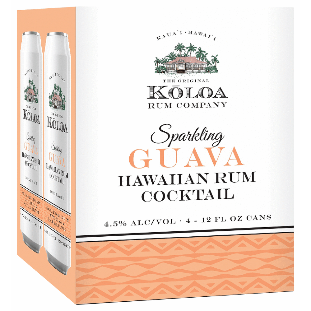 Koloa Sparkling Guava Hawaiian Rum Cocktail