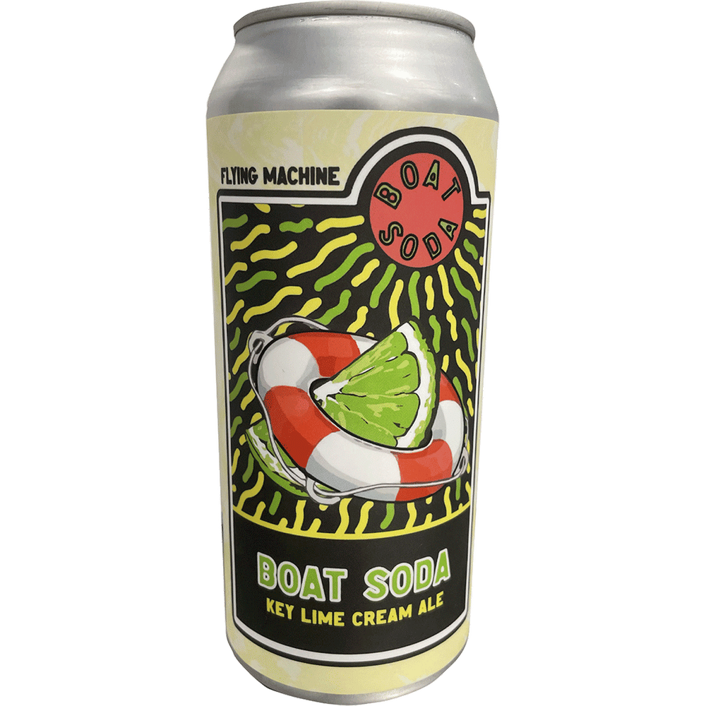 Flying Machine Boat Soda Key Lime Cream Ale