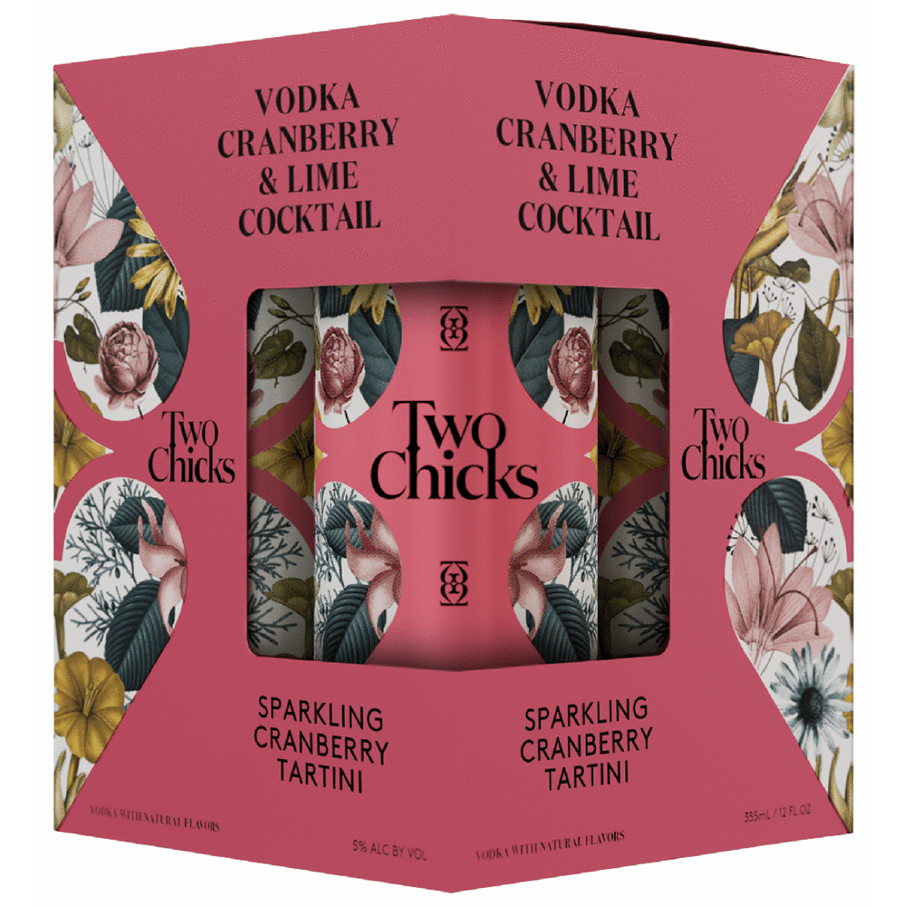 Two Chicks Sparkling Cranberry Tartini