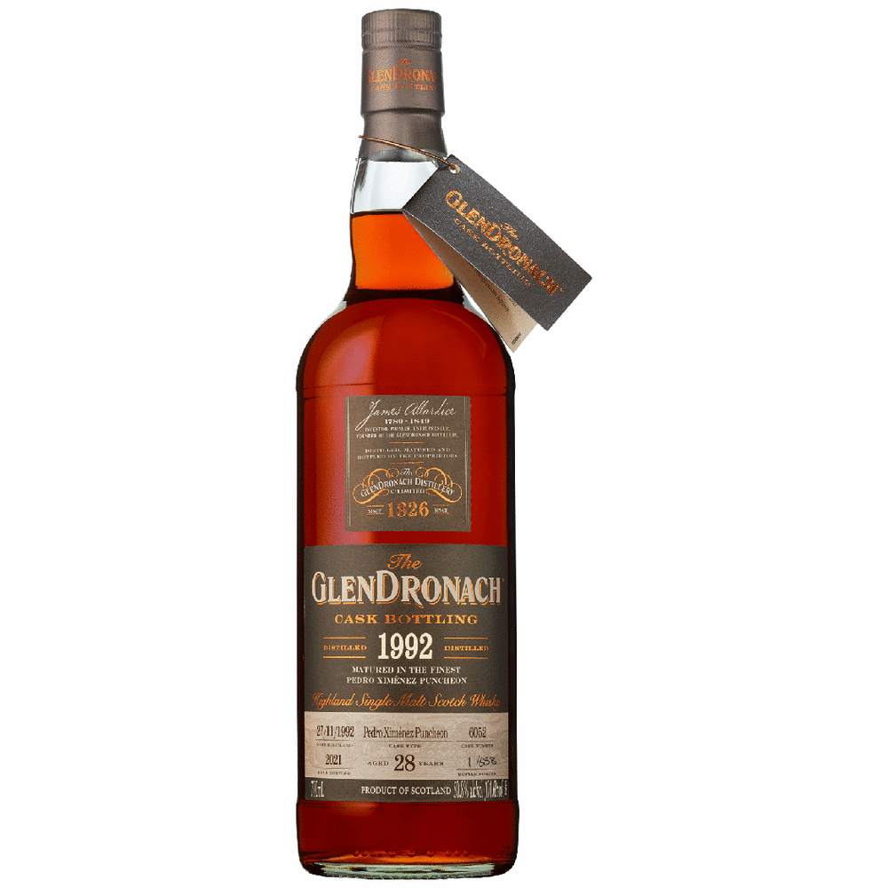 Glendronach Single Cask Sherry 28 Yr 1992 Single Malt Scotch