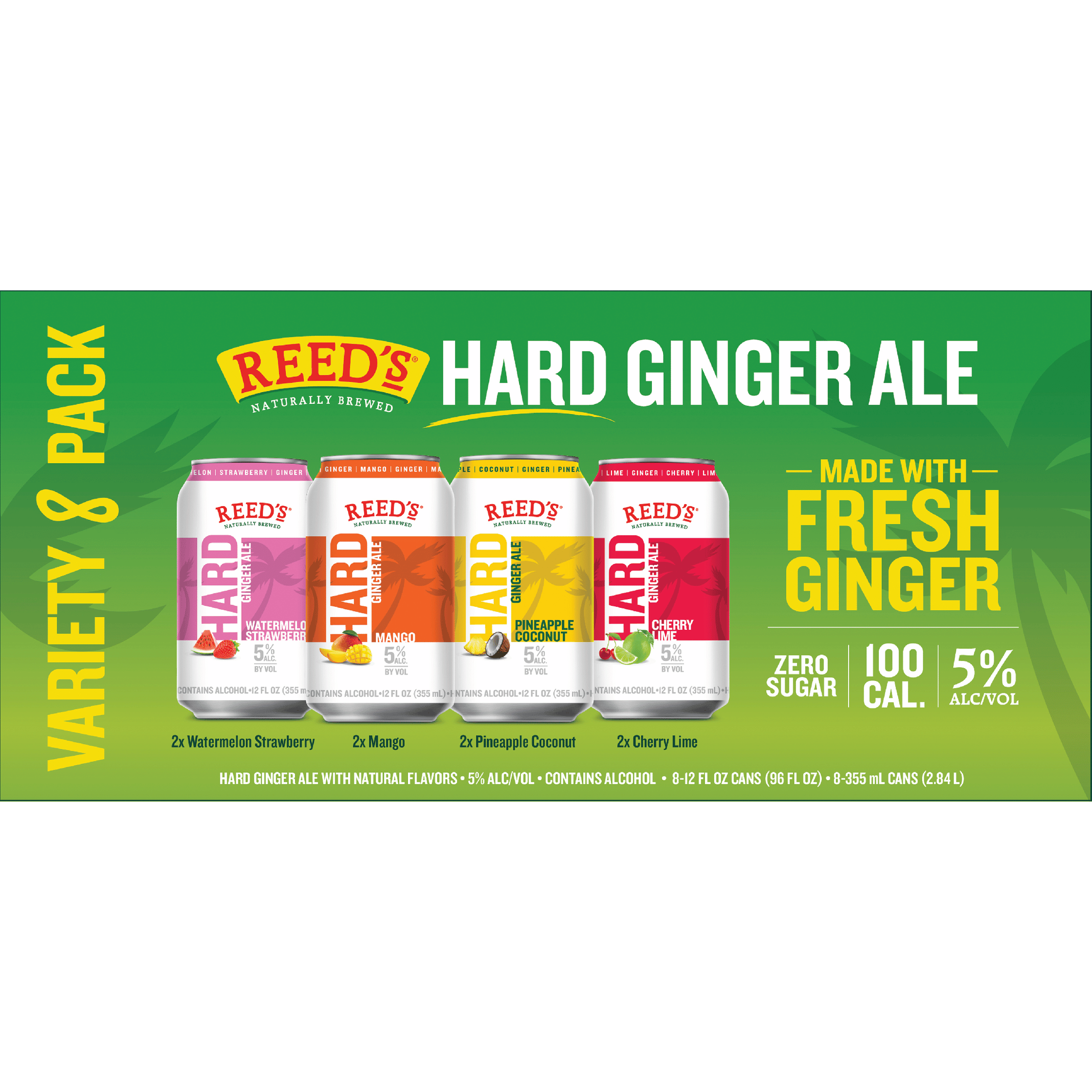 Reed's Hard Ginger Ale Variety Pack