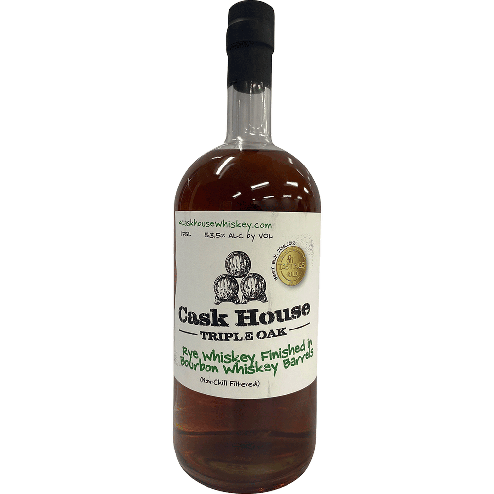 Cask House Triple Oak Rye Whiskey