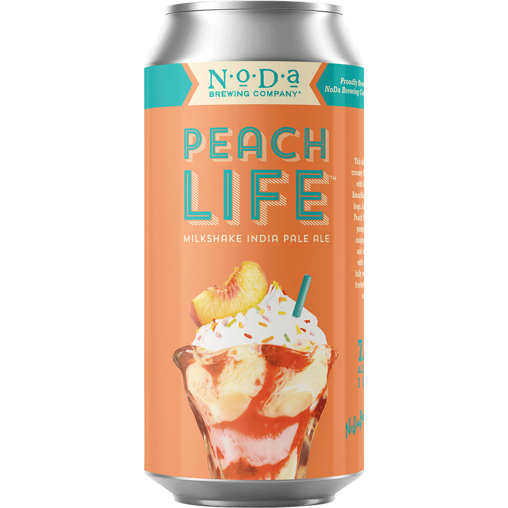 NoDa Peach Life Milkshake IPA