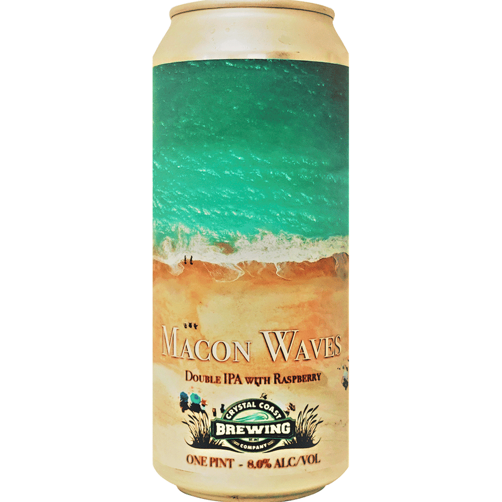 Crystal Coast Macon Waves Double IPA Raspberry