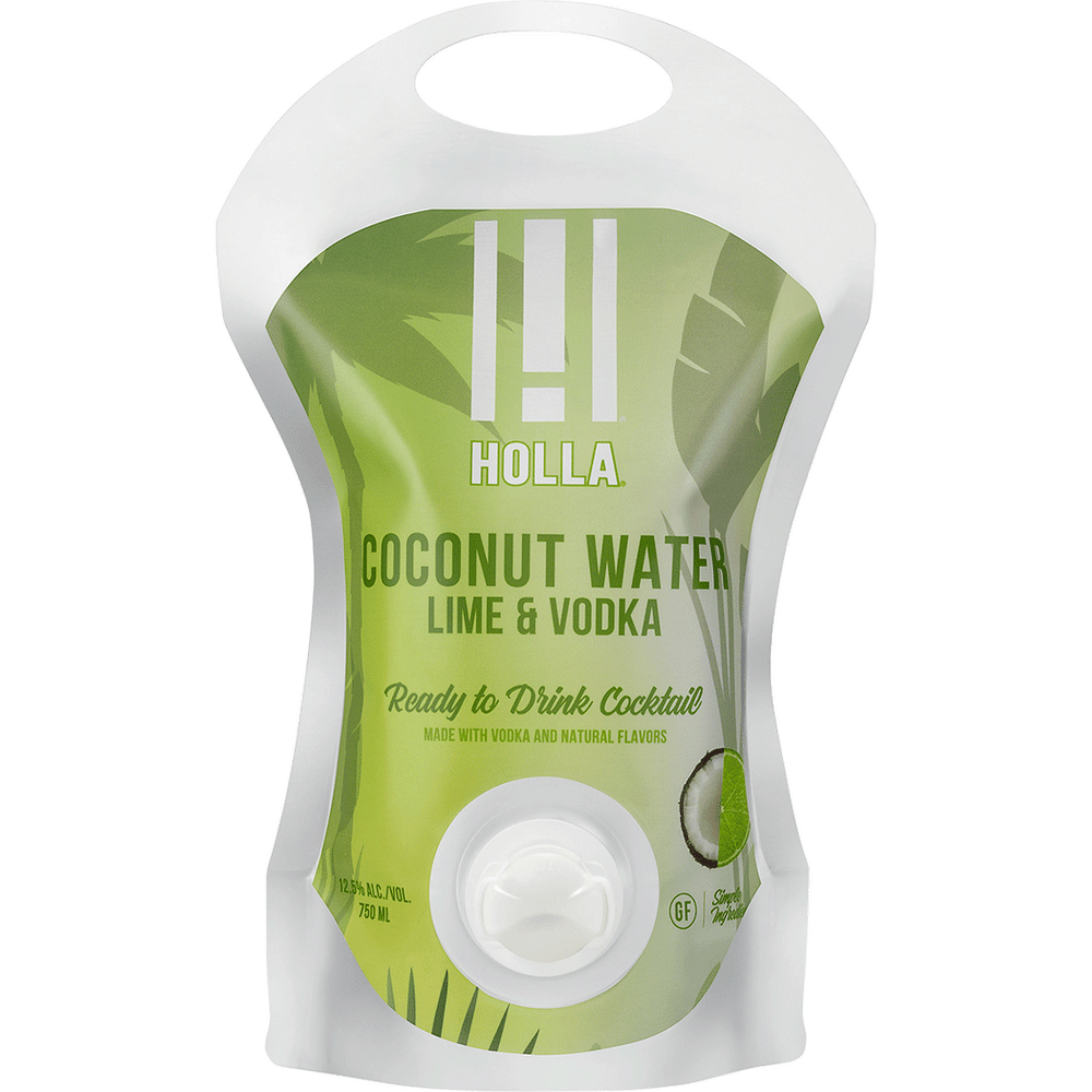 Holla Coconut Water Lime Organic Vodka RTD