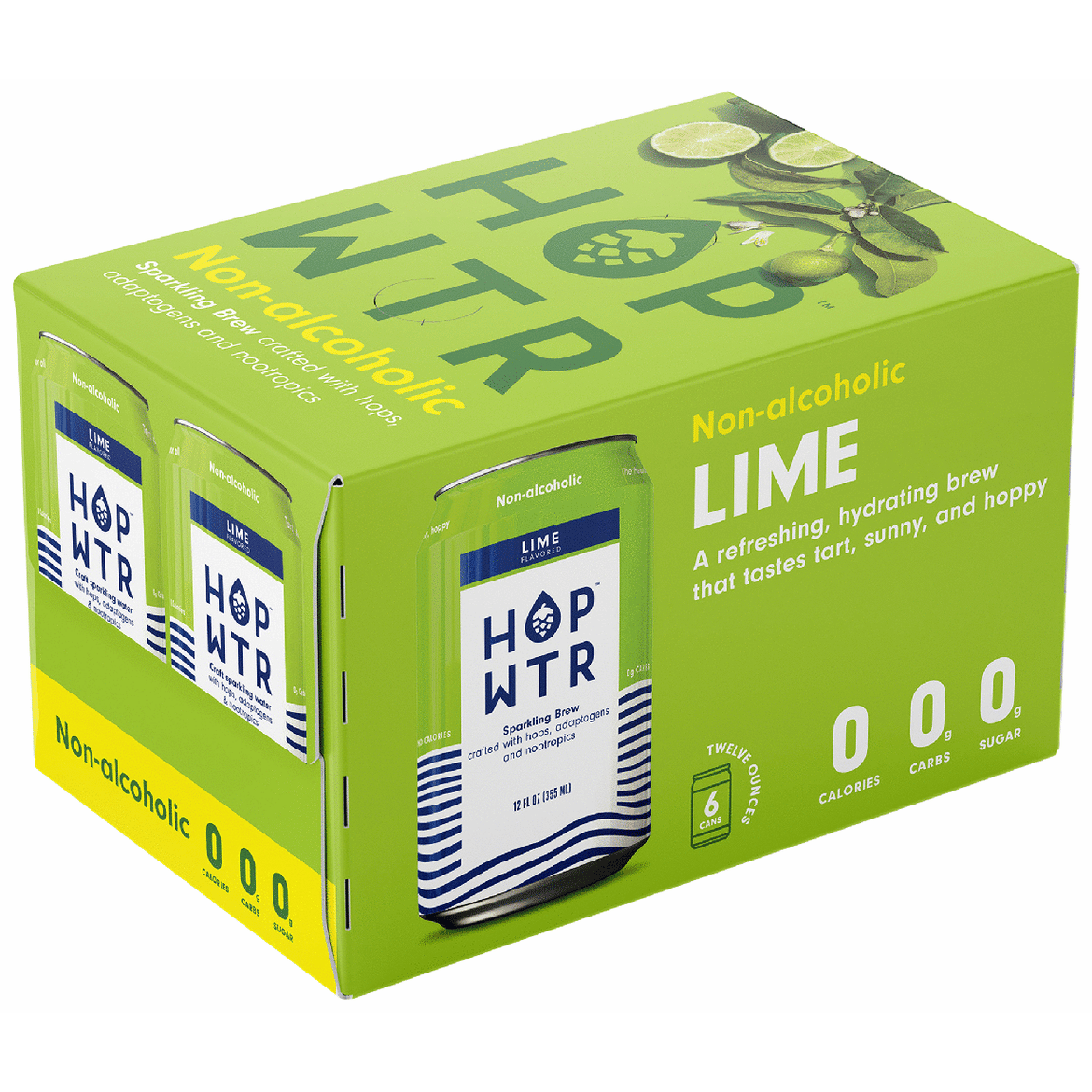 HOP WTR Non-Alcoholic Lime