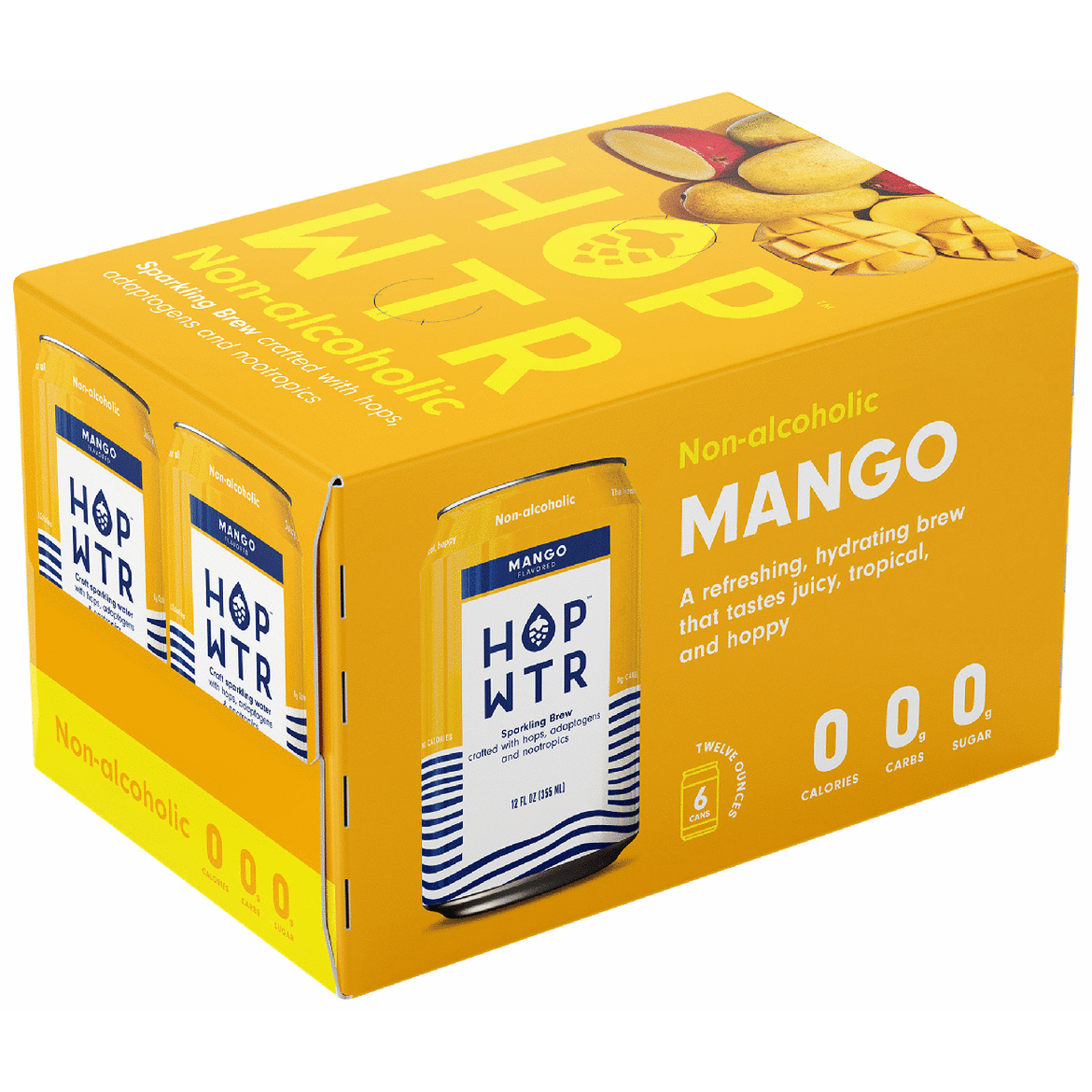 HOP WTR Non-Alcoholic Mango