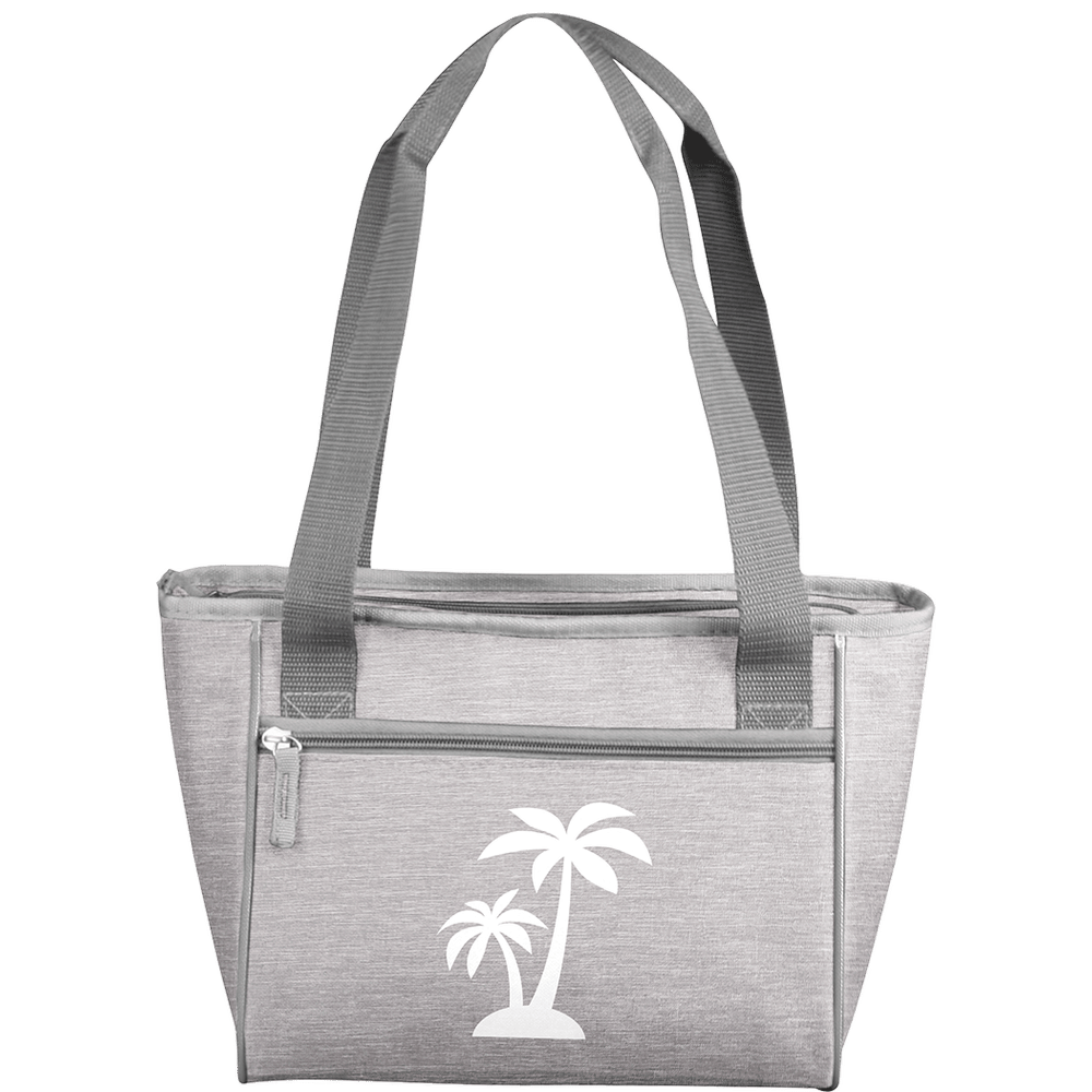 Palm Tree Pattern 16 Can Cooler Tote