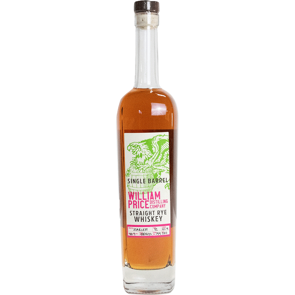 William Price Straight Rye Single Barrel Whiskey
