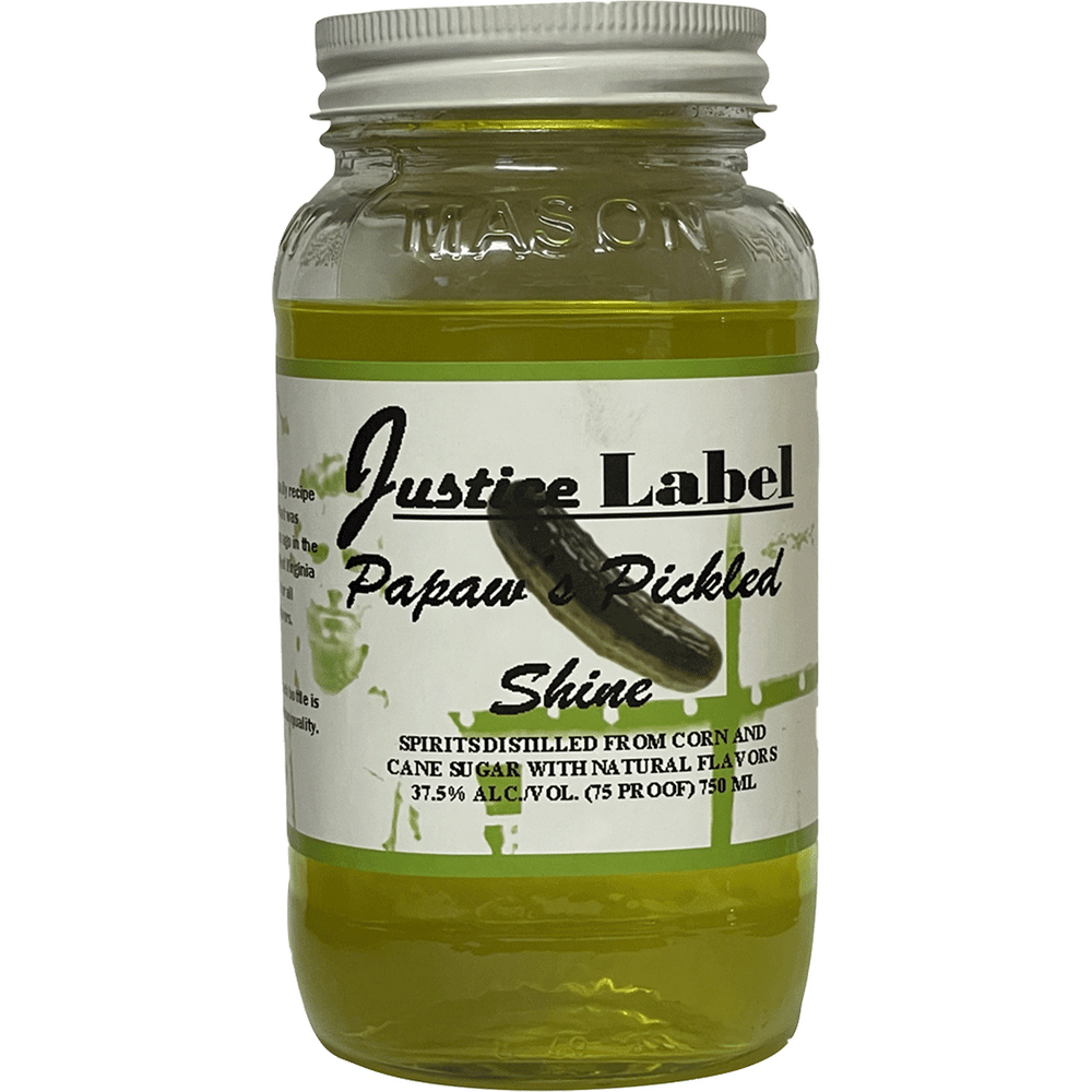 Justice Label Papaw's Pickled Shine