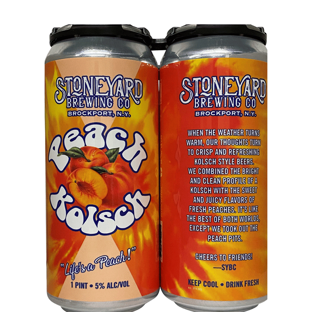 Stoneyard Peach Kolsch
