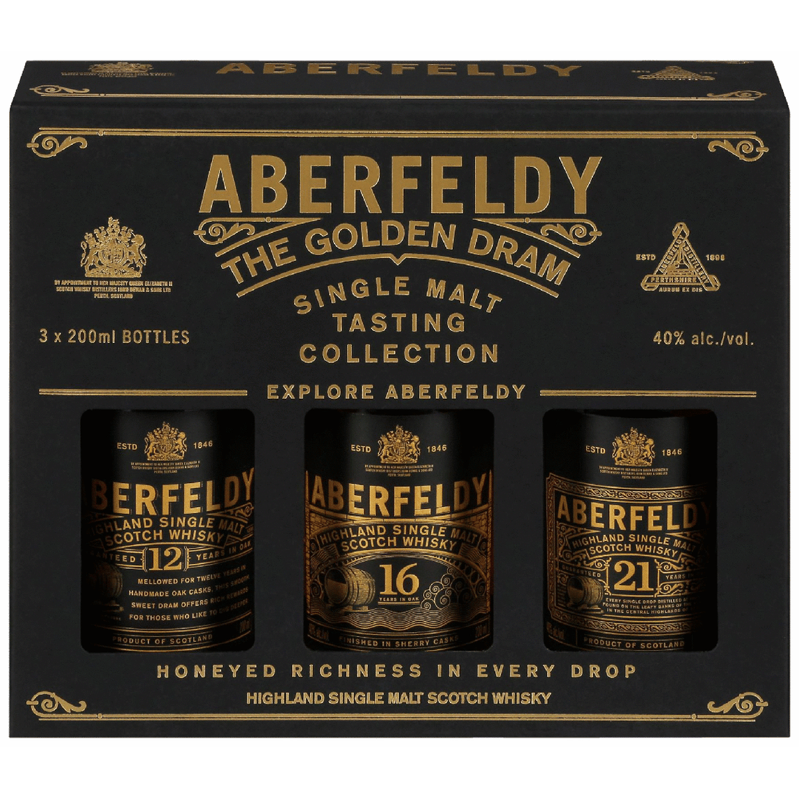 Aberfeldy Trial Pack12Yr 16Yr 21Yr Single Malt Scotch | Total Wine