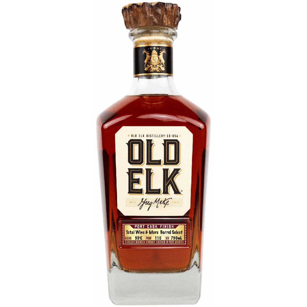 Old Elk Straight Bourbon Whiskey Tawny Port Cask Finish Barrel Select
