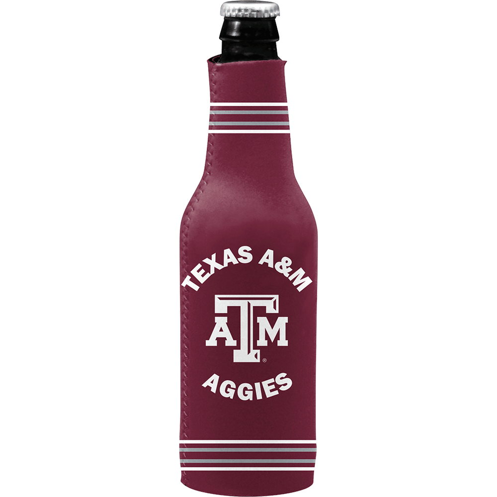 TX A&M Crest Logo Bottle Coozie