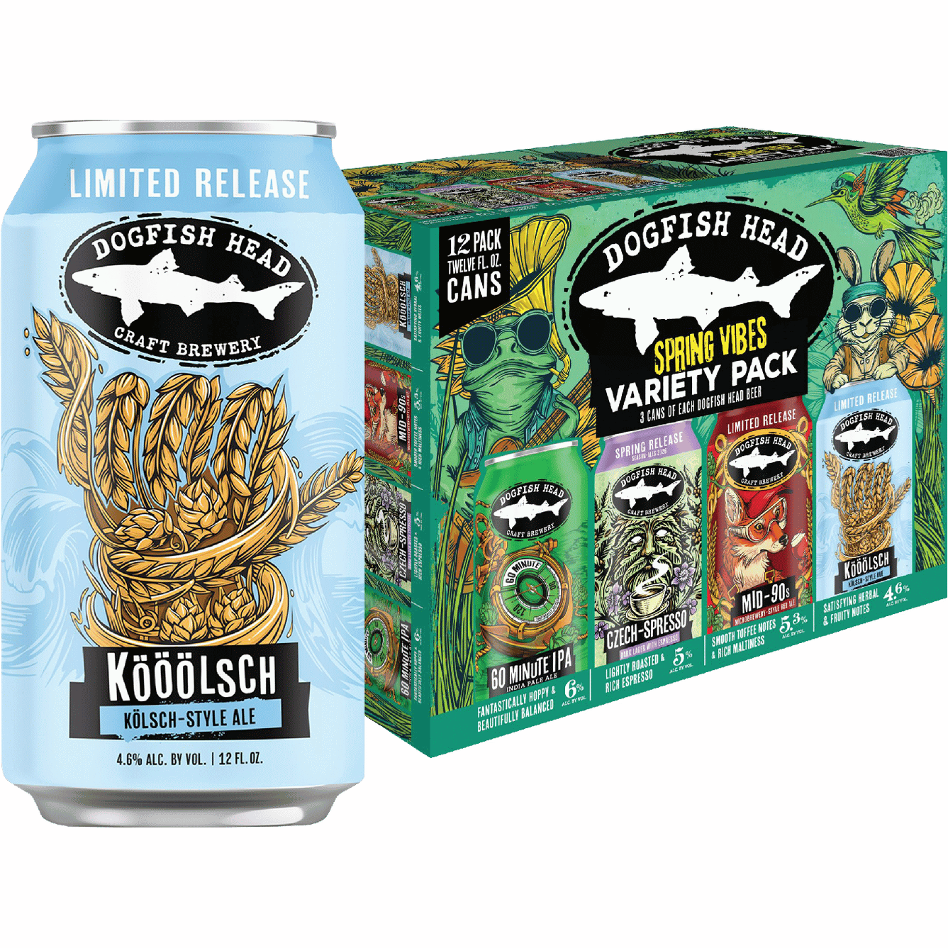 Dogfish Head Spring Seasonal Beer Variety Pack