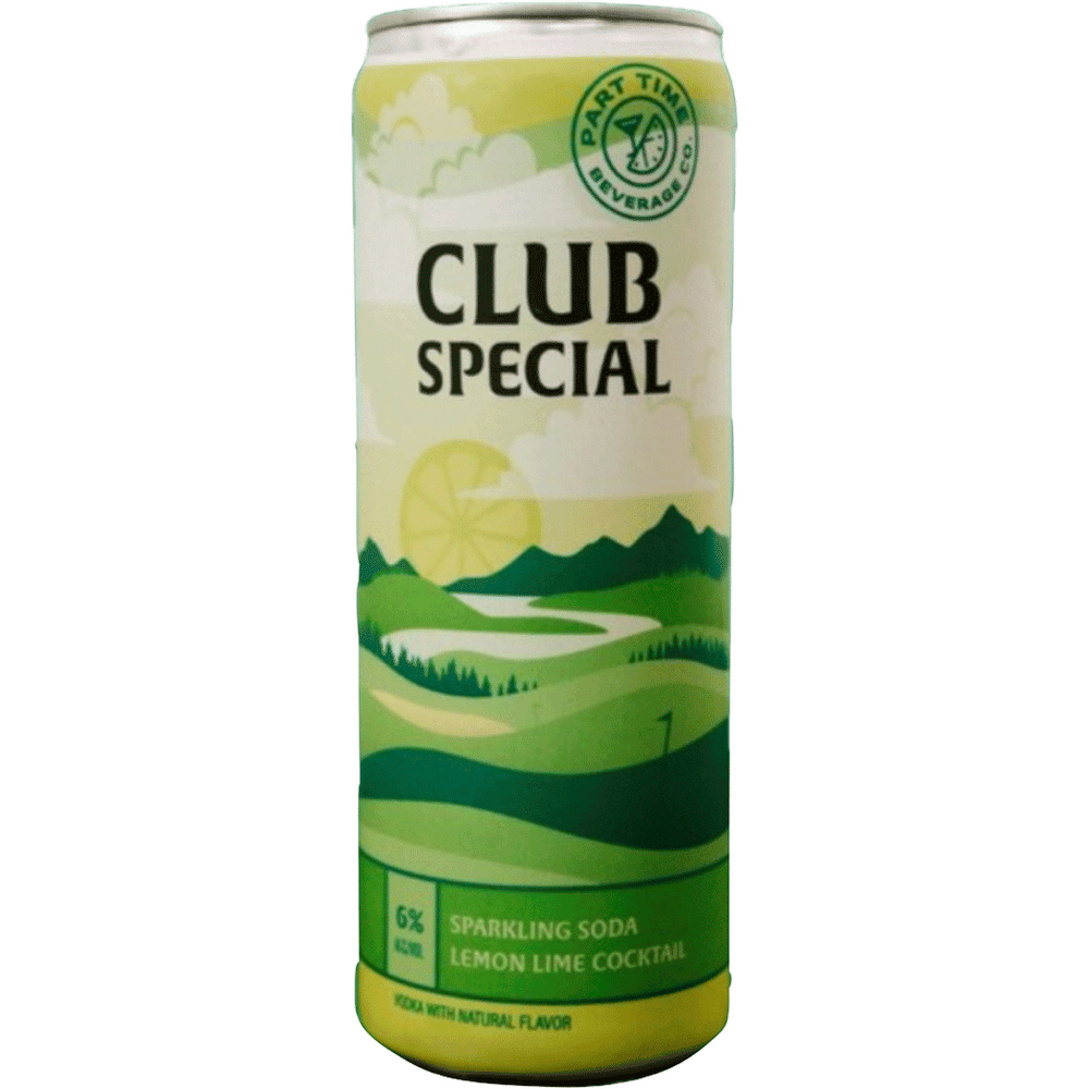 Part Time Beverage Co. Club Special Vodka Soda