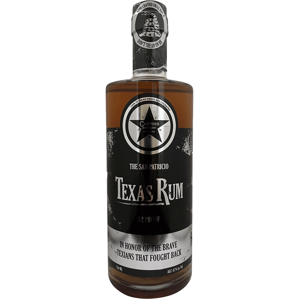 Clifford Distilling The San Patricio Texas Rum
