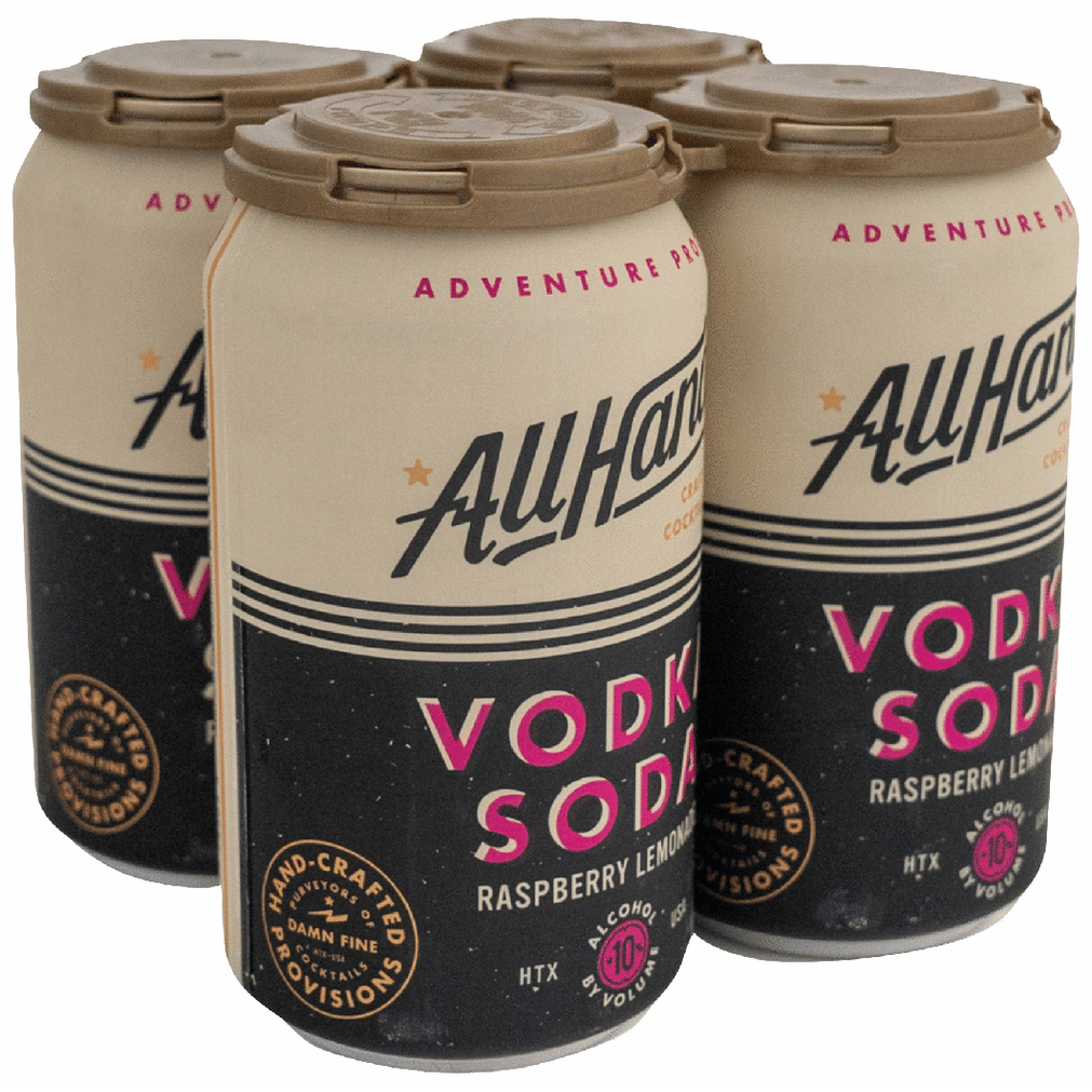 All Hands Vodka Soda Raspberry Lemonade