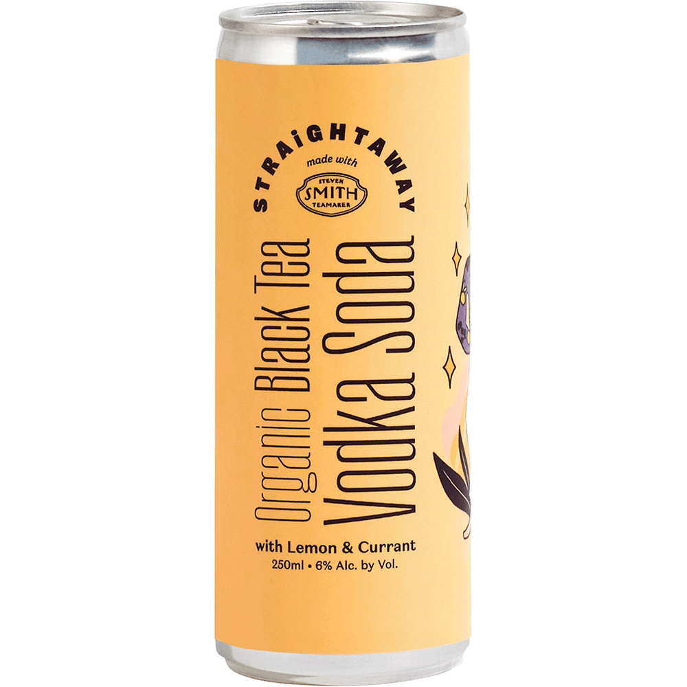 Straightaway Organic Black Tea Vodka Soda