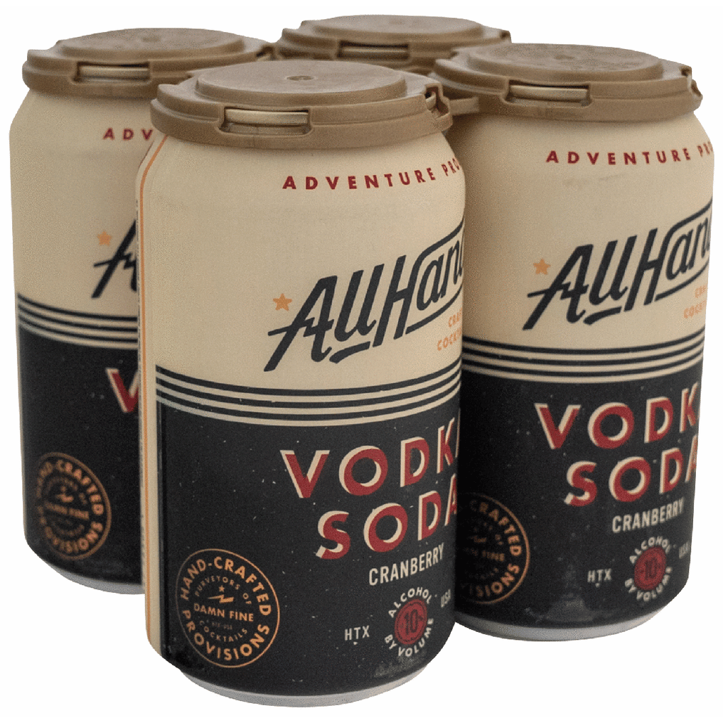 All Hands Vodka Soda Cranberry