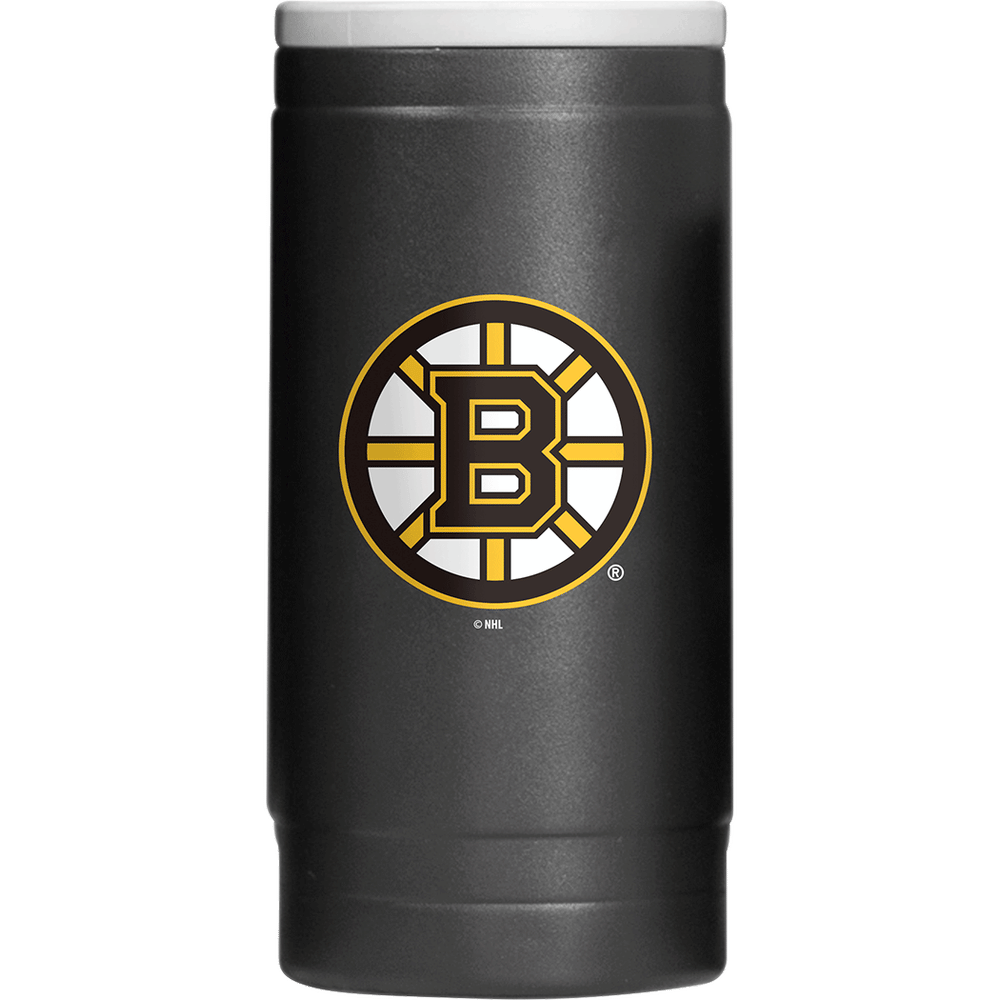 Boston Bruins 12oz Flipside Powdercoat SlimCan Coolie