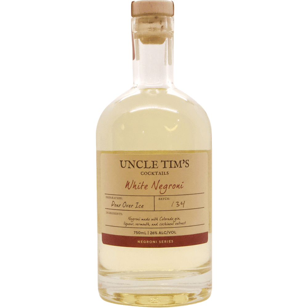 Uncle Tim's Cocktails White Negroni