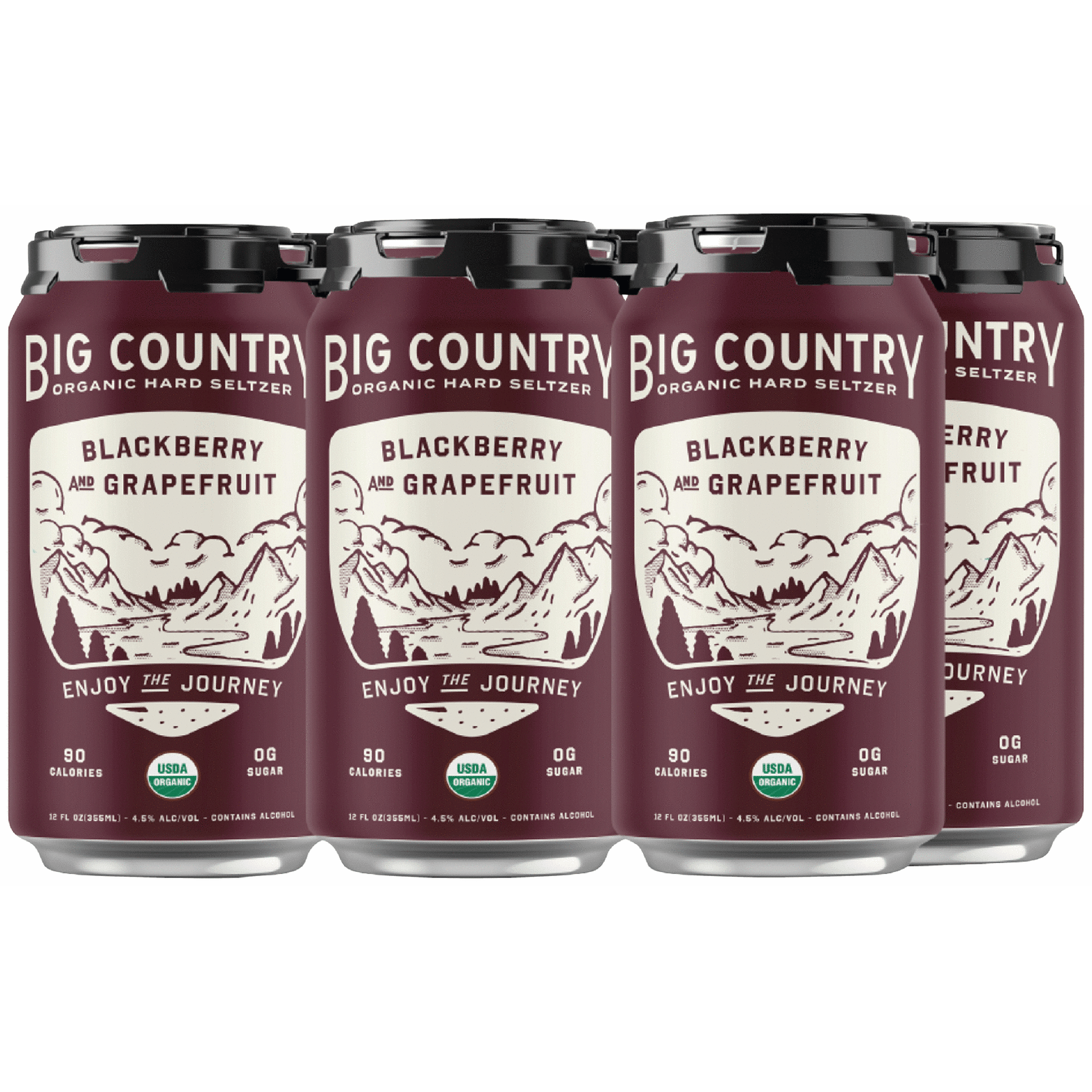 Big Country Organic Blackberry Grapefruit Hard Seltzer