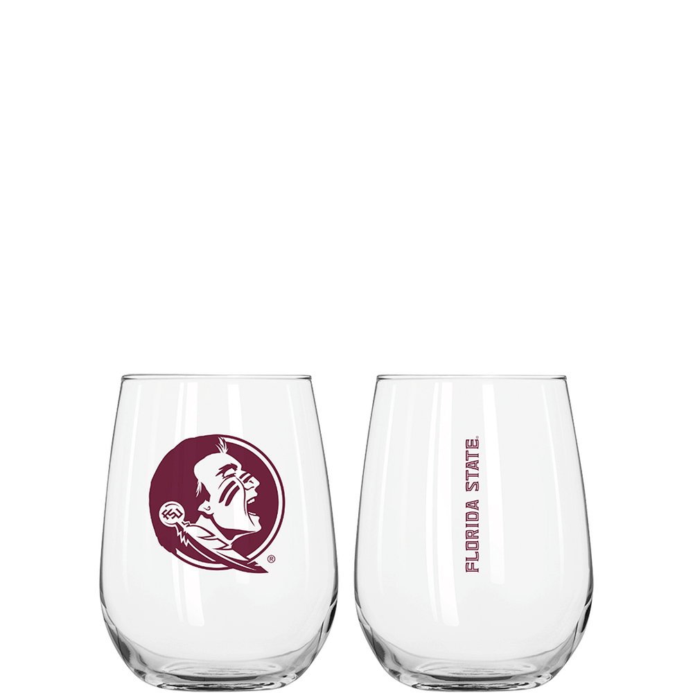Florida State 16oz Gameday Curved Beverage Glass