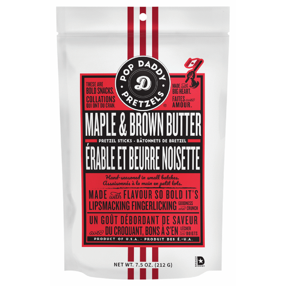 Pop Daddy Maple & Brown Butter Pretzels