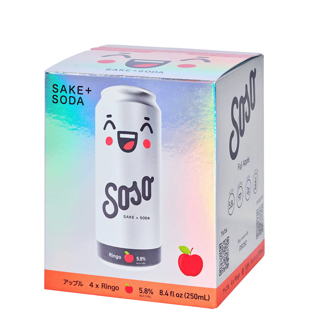 SoSo Sake + Soda Ringo