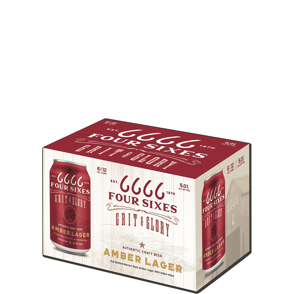 Four Sixes Grit & Glory Amber
