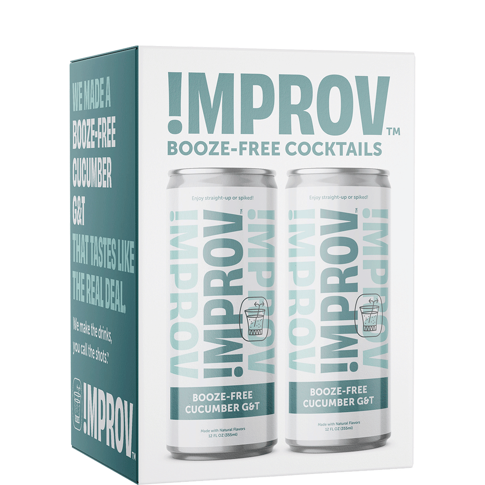 Improv Cocktails Non-Alcoholic Cucumber G&T