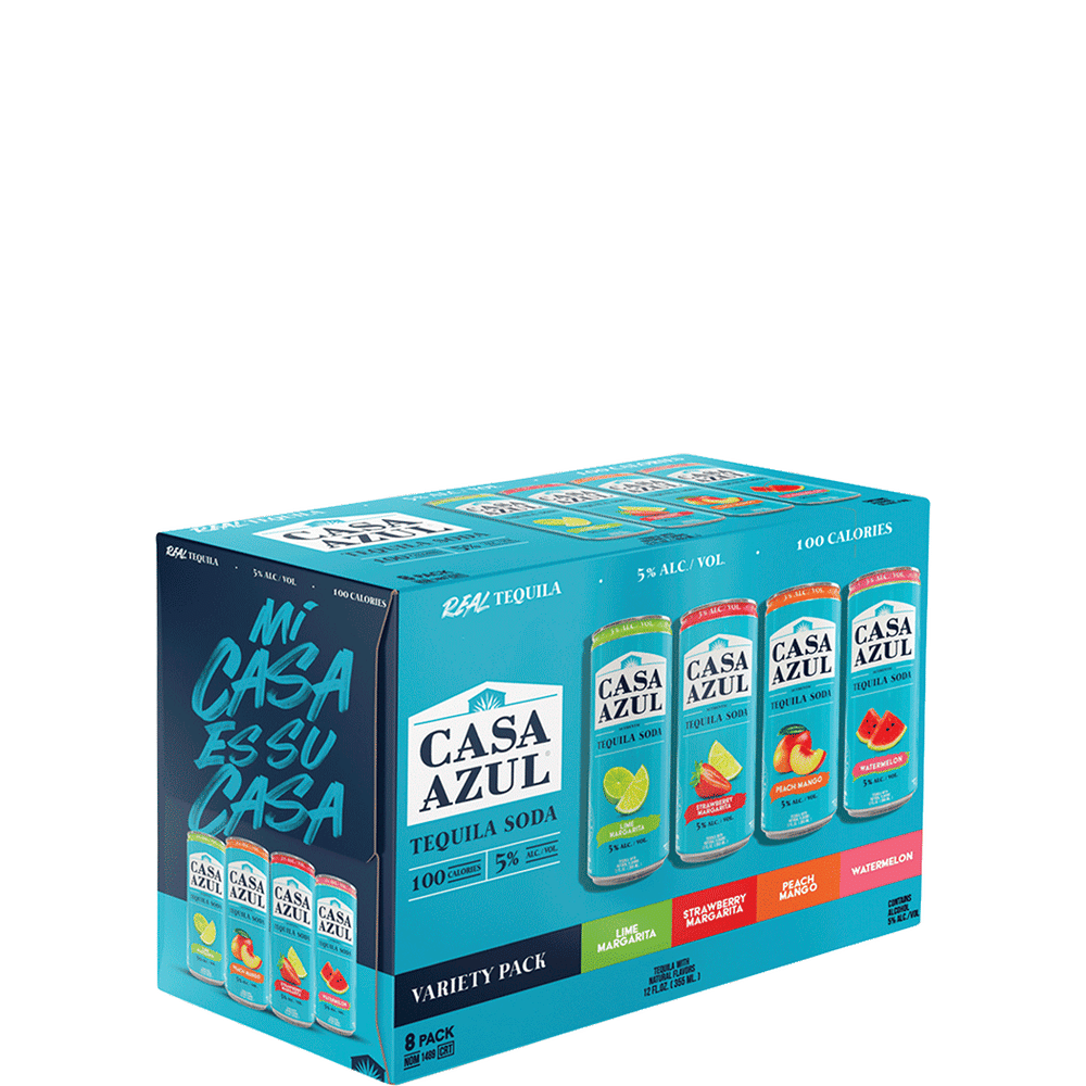 Casa Azul Tequila Soda Variety Pack