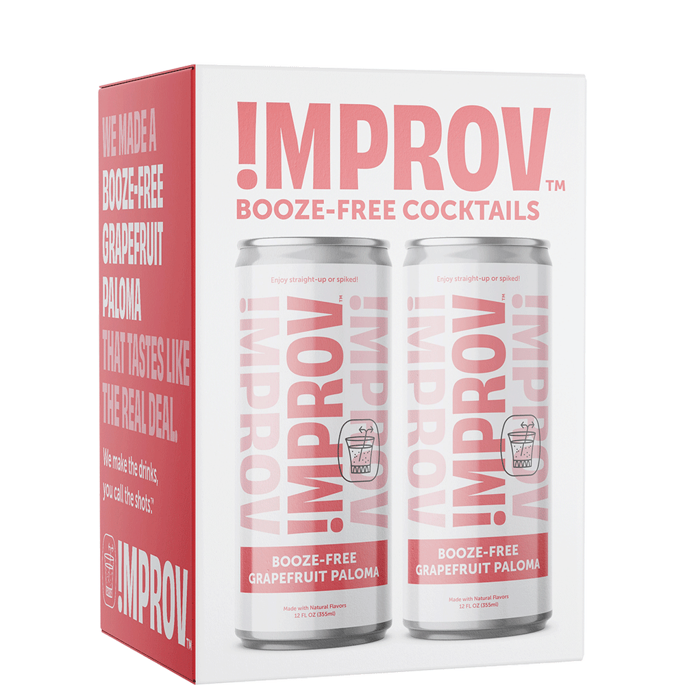 Improv Cocktails Non-Alcoholic Grapefruit Paloma