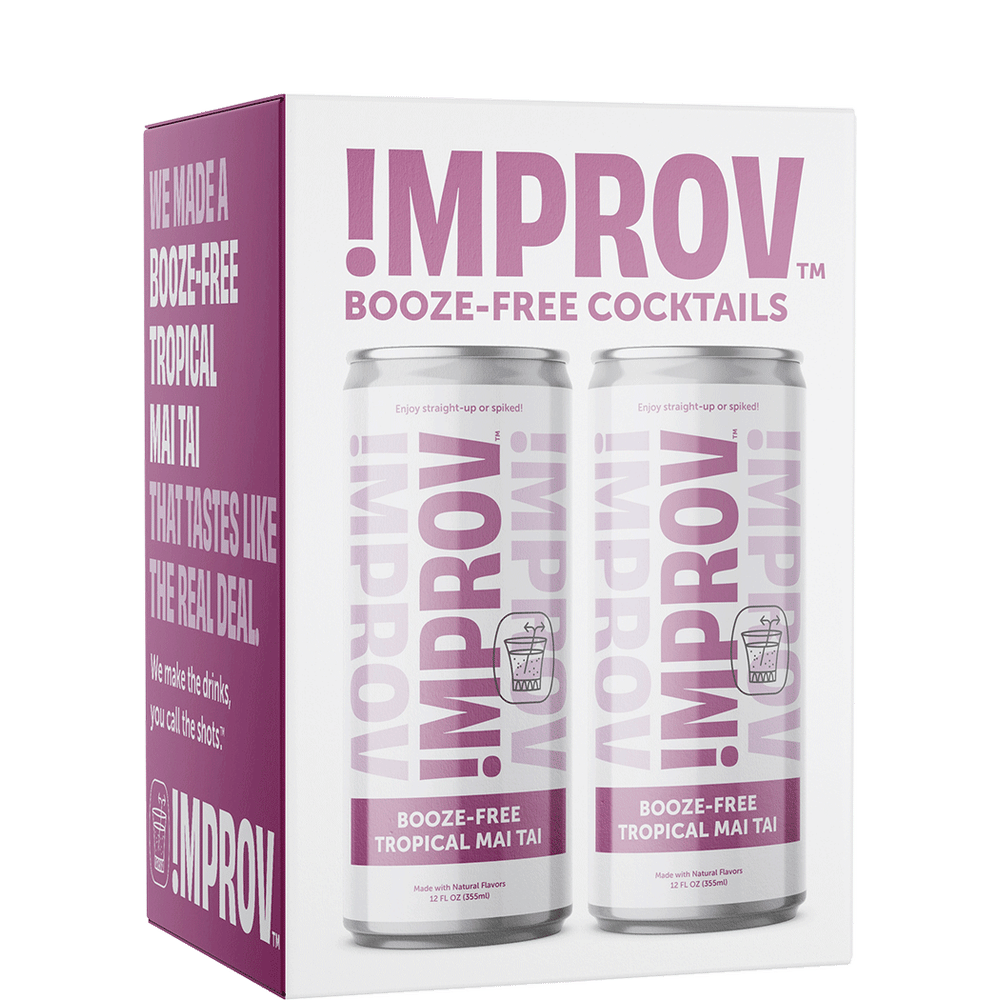 Improv Cocktails Non-Alcoholic Tropical Mai-Tai