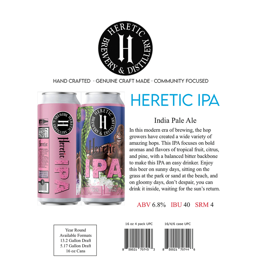 Heretic Mosaic IPA