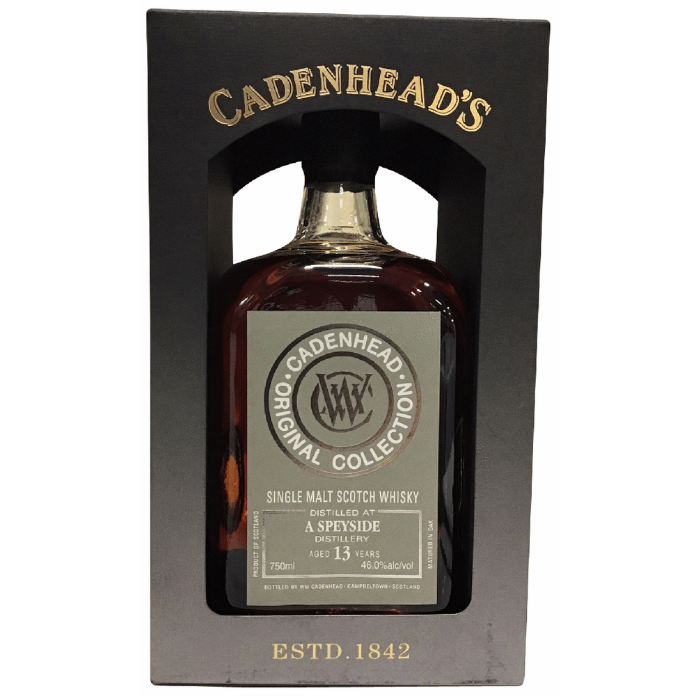 WM Cadenhead A. Speyside 13 Year Barrel Select Single Malt Scotch