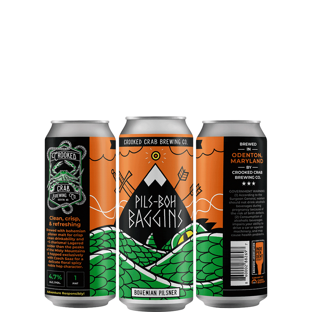 Crooked Crab Pils-Boh Baggins
