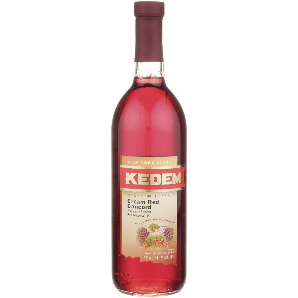 Kedem Cream Red Concord Wine