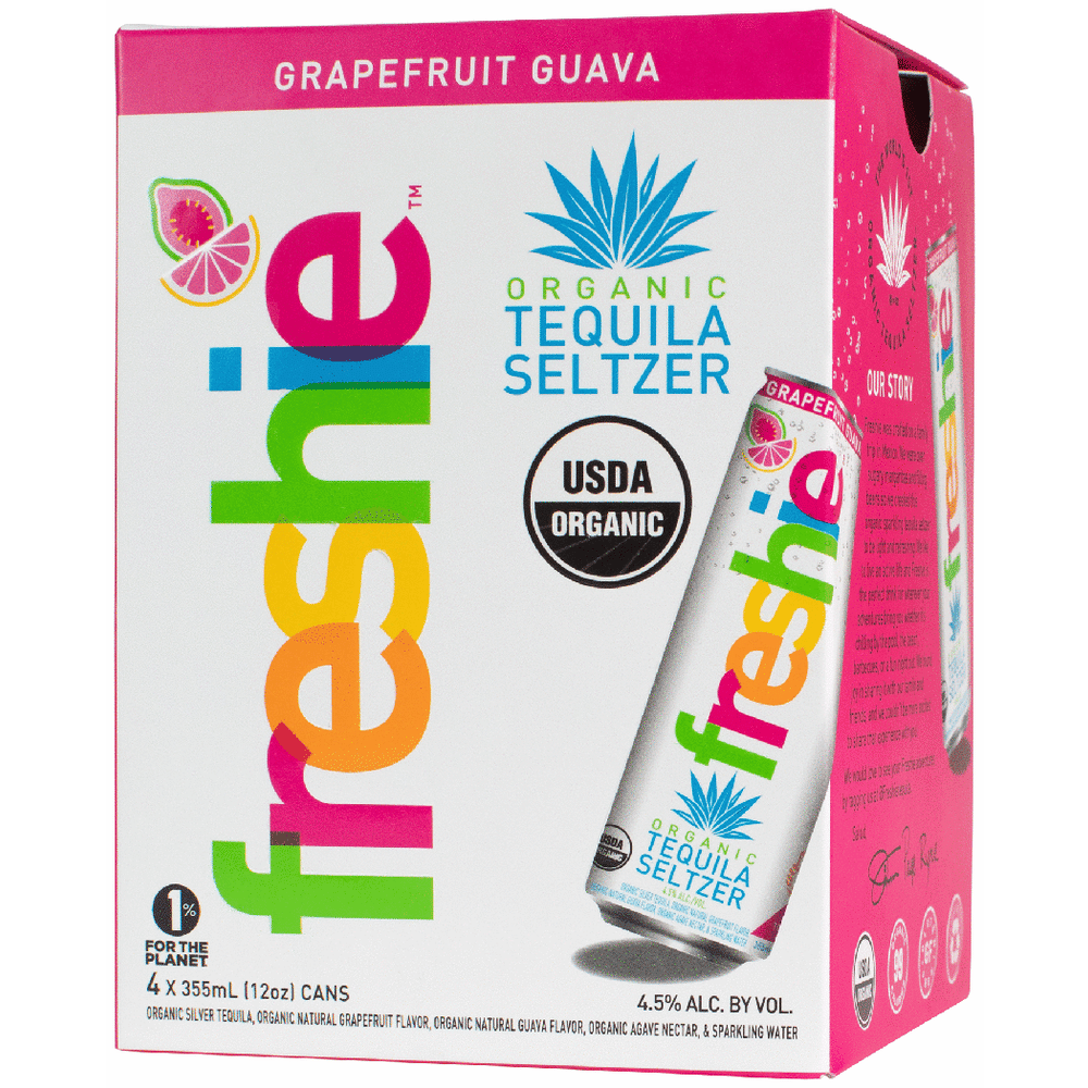 Freshie Grapefruit Guava Organic Tequila Seltzer