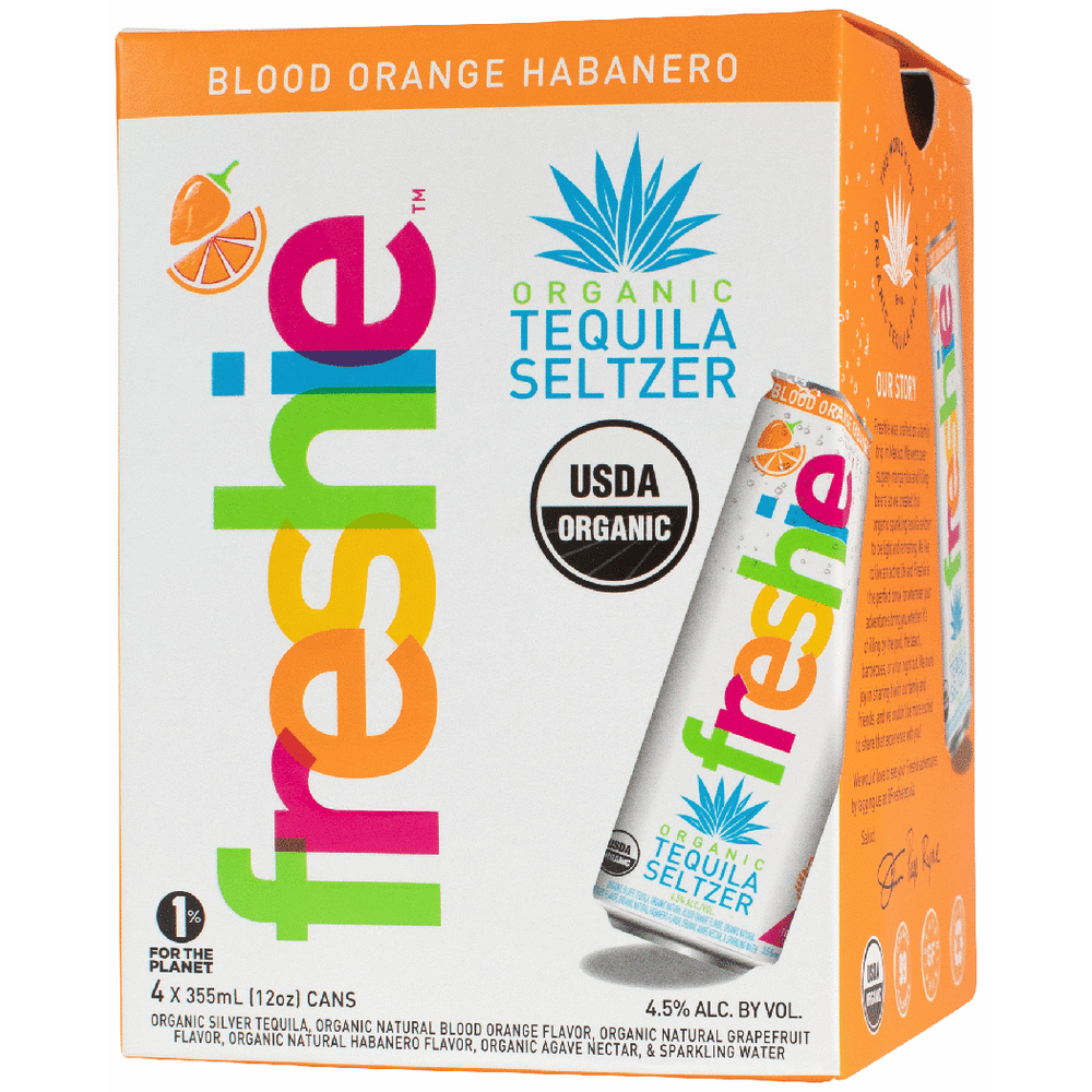 Freshie Blood Orange Habanero Organic Tequila Seltzer