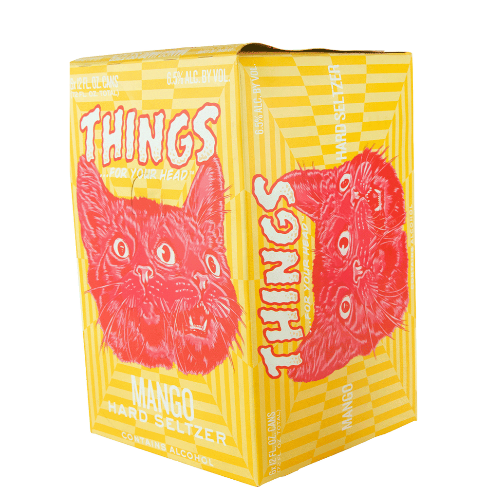 Things for Your Head Mango Hard Seltzer
