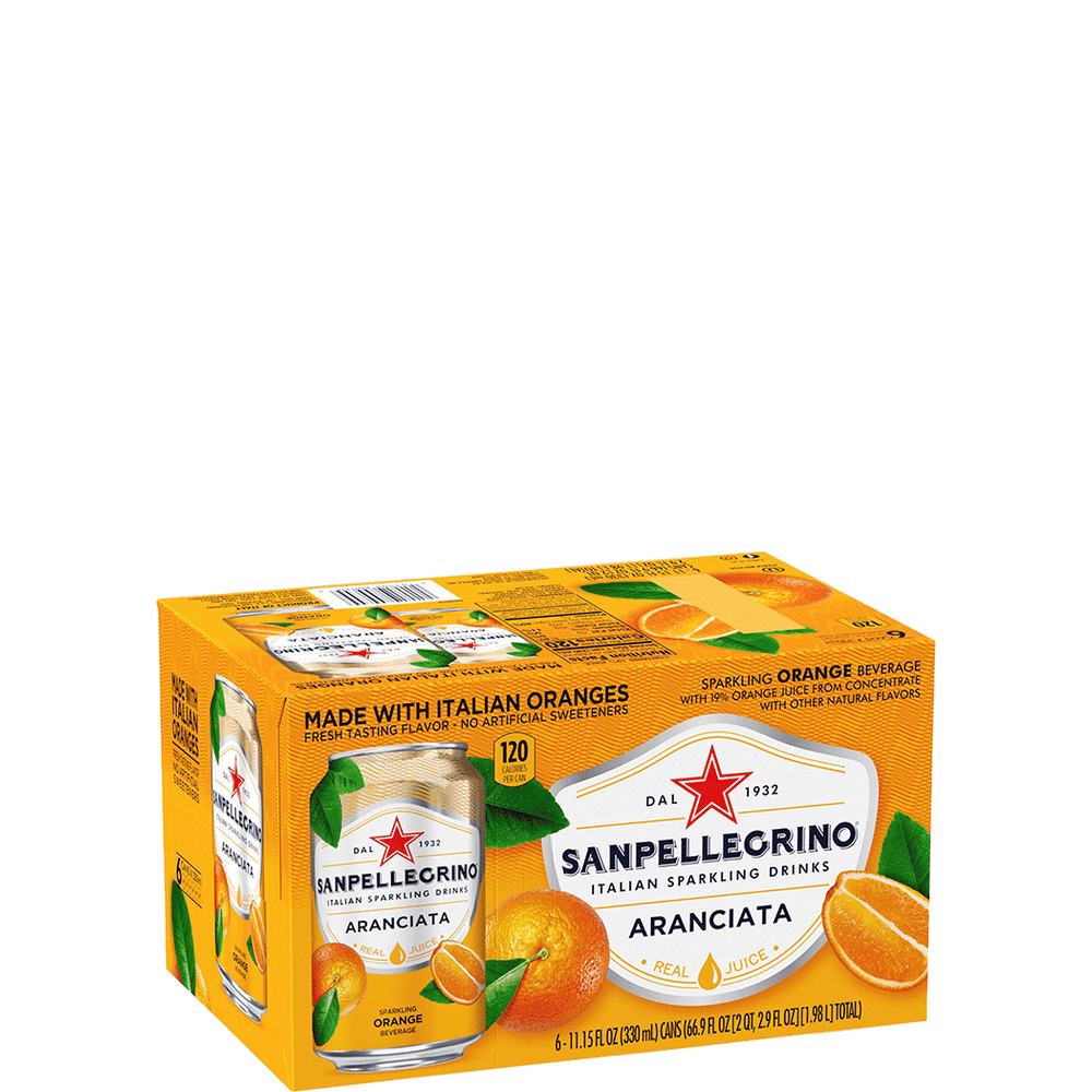 San Pellegrino Aranciata-Orange Can