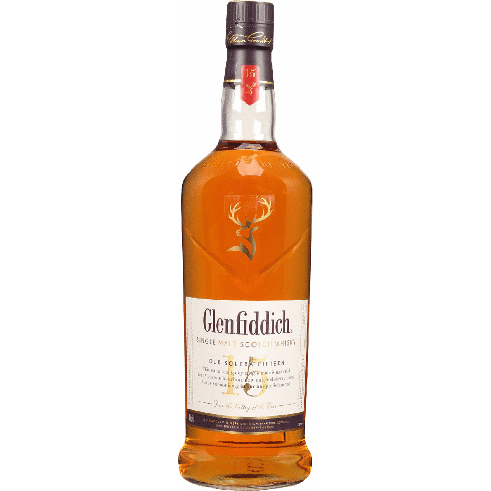 Glenfiddich 15 Year Old Solera Reserve Single Malt Scotch Whisky