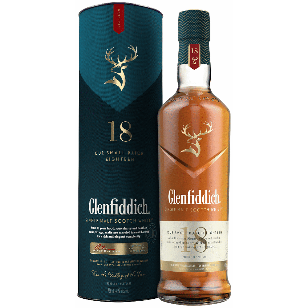 Glenfiddich 18 Year Old シングルモルトウイスキー Glenfiddich 18 Year Old Single Malt Scotch Whisky | Total
