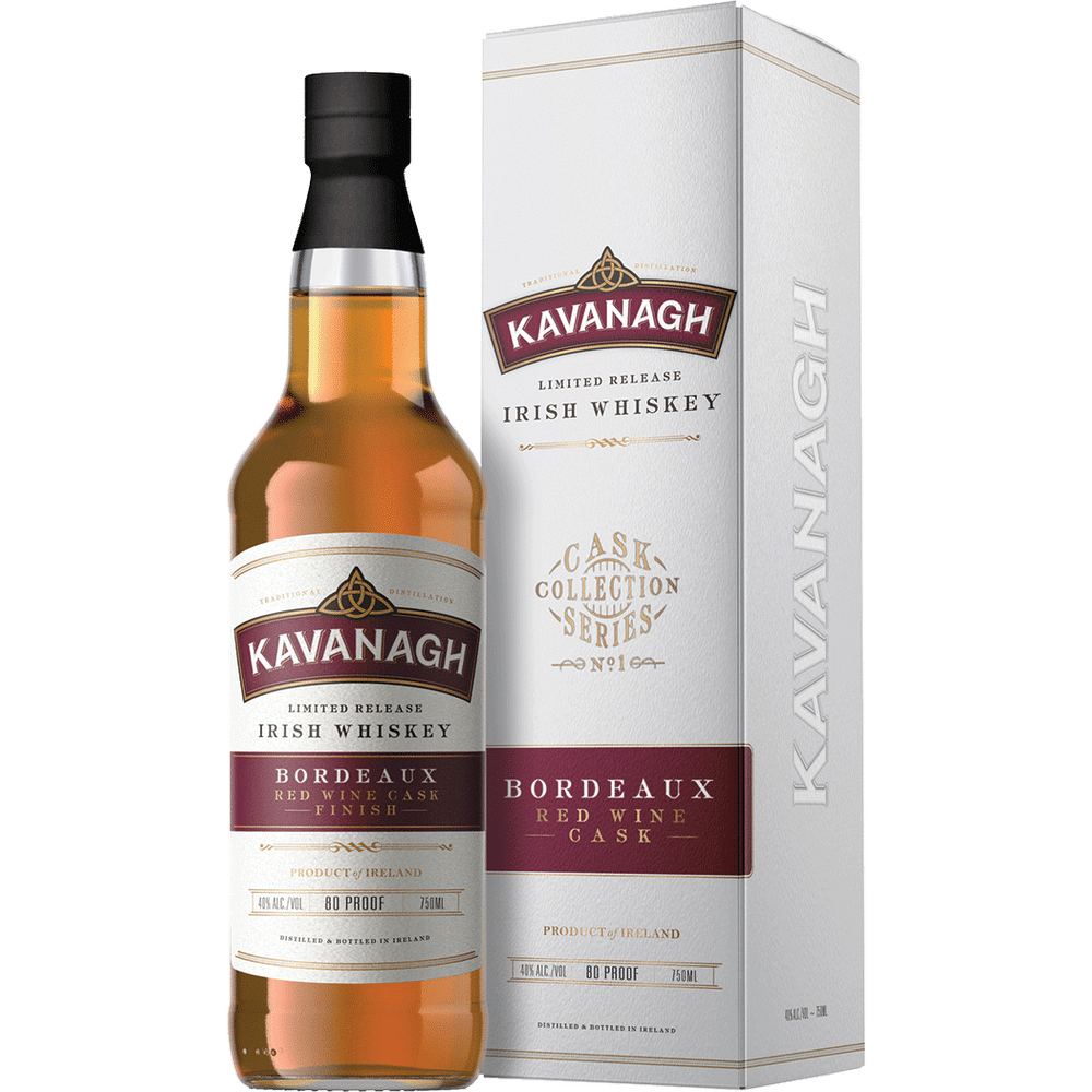Kavanagh Bordeaux Red Wine Cask Irish Whiskey  750ml