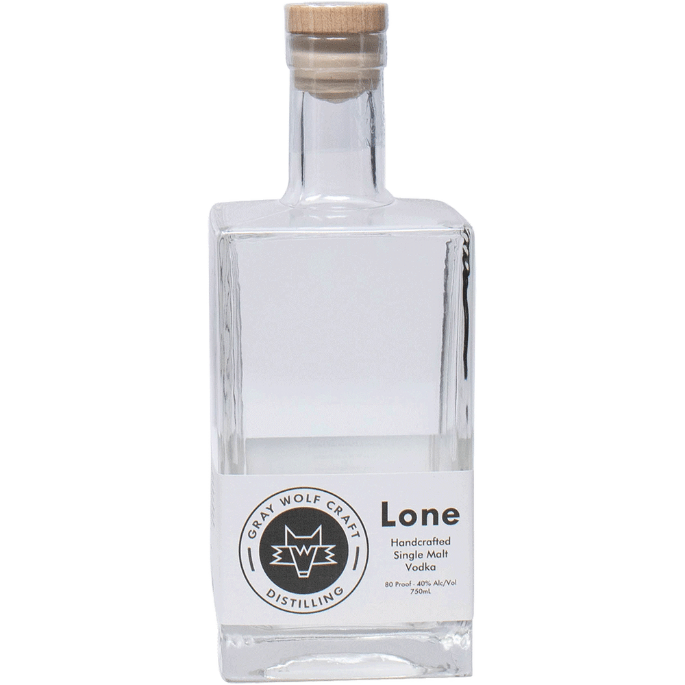 Gray Wolf Craft Lone Single Malt Vodka 750ml