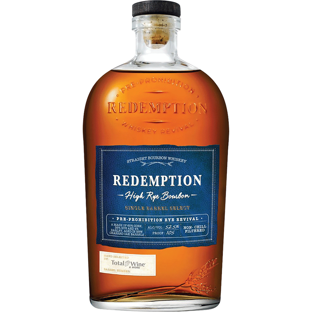 Redemption High Rye Bourbon Barrel Select Total Wine & More