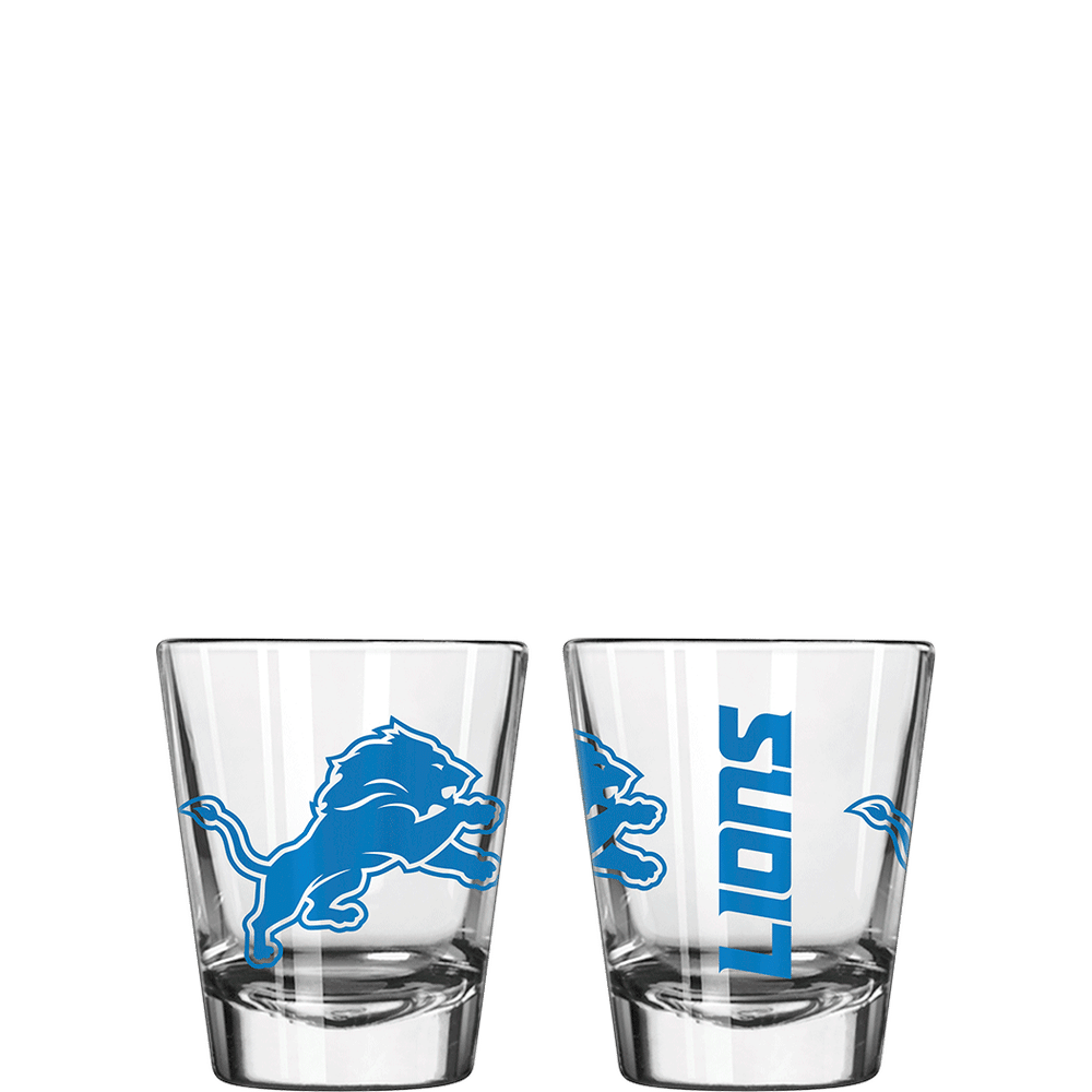 Detroit Lions 2oz. Full Wrap Collectible Shot Glass