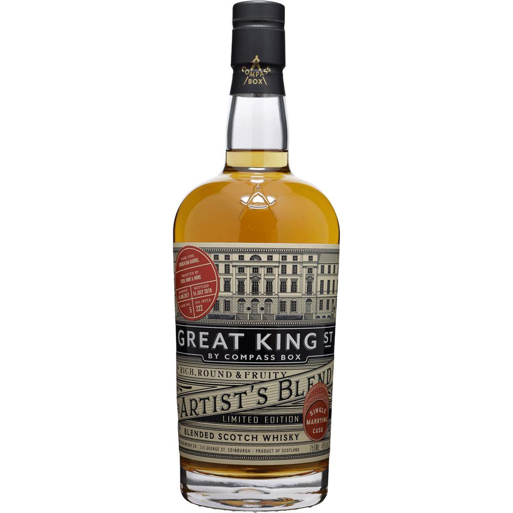 Compass Box Great King Street Artist's Blend Barrel Select Total Wine & More